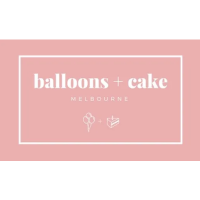 Balloons + Cake